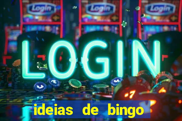 ideias de bingo para o natal